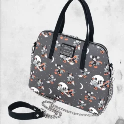 LOUNGEFLY Disney - Mickey And Minnie Halloween Crossbody Bag -Mortem Horror Shop disney mickey minnie crossbody