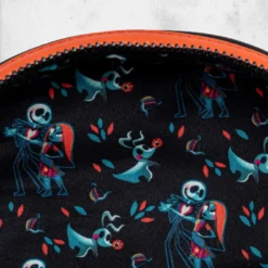 LOUNGEFLY Nightmare Before Christmas - Meant To Be Mini-Backpack -Mortem Horror Shop disney nightmare backpack meant to be