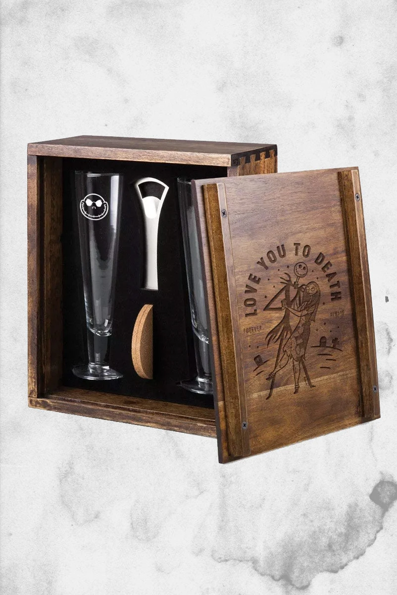 Nightmare Before Christmas - Jack & Sally Beer Glass Set 4 Nightmare Before Christmas - Jack & Sally Beer Glass Set - Image 2