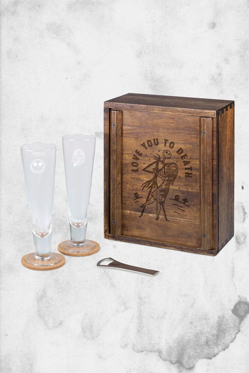 Nightmare Before Christmas - Jack & Sally Beer Glass Set 3 Nightmare Before Christmas - Jack & Sally Beer Glass Set
