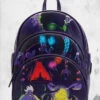 LOUNGEFLY Disney - Villains (Glow In The Dark) Mini-Backpack -Mortem Horror Shop disney villians loungefly backpack