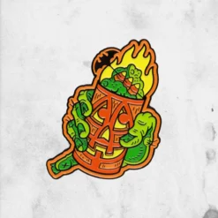 Dumb Junk - Tiki (Enamel Pin)