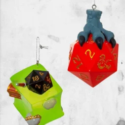D20 Dungeons & Dragons Ornament (Set)