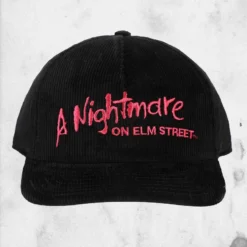 Bioworld A Nightmare On Elm Street - Corduroy Logo Hat 9 Bioworld A Nightmare On Elm Street - Corduroy Logo Hat -Mortem Horror Shop elm street baseball cap