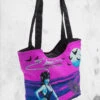 Elvira - Moon Bathing Beach Tote Bag 1 Elvira - Moon Bathing Beach Tote Bag -Mortem Horror Shop elvira beach tote bag