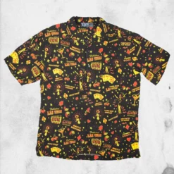 Elvira - Repeat Red Vegas Button-Up Shirt