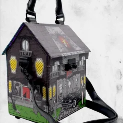 Elvira - Haunted House Purse -Mortem Horror Shop elvira themed purse pride