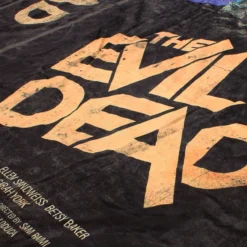 Evil Dead VHS Throw Blanket 10 Evil Dead VHS Throw Blanket -Mortem Horror Shop evil dead horror merch blanket