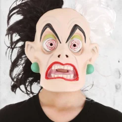 Disney Villains - Cruella De Vil Latex Mask -Mortem Horror Shop evil queen disney curewlla mask