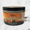 Fall Festival (Cinnamon Sugar Donut) - Wood Wick Candle -Mortem Horror Shop fall festival candle