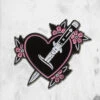 Feelin' Stabby (Enamel Pin) -Mortem Horror Shop feeling stabby enamel pin
