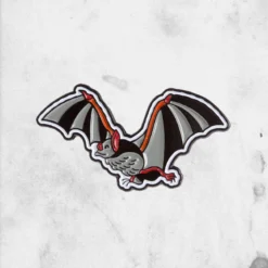 Flying Bat (Enamel Pin)