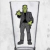 SUPER7 Universal Monsters - Frankenstein - Drinking Glass 1 SUPER7 Universal Monsters - Frankenstein - Drinking Glass -Mortem Horror Shop frankenstein glass super7 monster