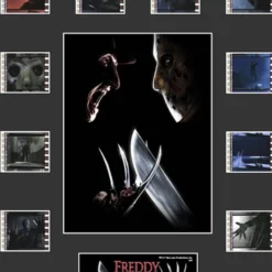 Freddy Vs Jason - Film Cell Montage (Series 1) 5 Freddy Vs Jason - Film Cell Montage (Series 1) -Mortem Horror Shop freddy jason film cell