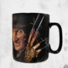 A Nightmare On Elm Street - Freddy Heat-Sensitive Mug -Mortem Horror Shop freddy themed coffee mug