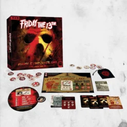 USAopoly Friday The 13th - Horror At Camp Crystal Lake (Game) -Mortem Horror Shop friday the 13th horror game
