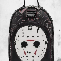 LOUNGEFLY Friday The 13th - Jason Mask Mini-Backpack