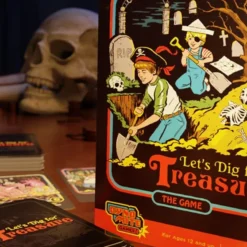 Steven Rhodes - Let's Dig For Treasure Game -Mortem Horror Shop fun card game horror themed