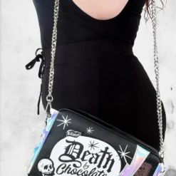 Death By Chocolate Handbag -Mortem Horror Shop funny goth handbag purse