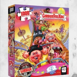 USAopoly Garbage Pail Kids- Thrills & Chills - 1,000-Piece Puzzle -Mortem Horror Shop garbage pail kids puzzle thrills