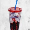 Ghostbusters - Stay Puft Tumbler With Ice Cubes -Mortem Horror Shop ghost busters tumbler