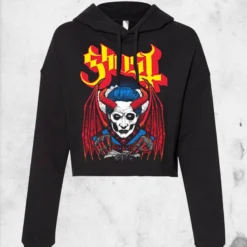 Ghost - Demonic - Crop Top Hoodie