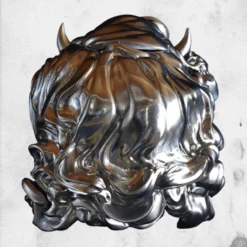 TRICK OR TREAT STUDIOS Ghost - Chrome Ghoulette Nameless Ghoul Mask -Mortem Horror Shop ghost ghoulette mask resin