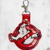 Ghostbusters Keychain -Mortem Horror Shop ghostbusters logo 0keychain