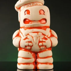 Ghost Busters - Stay Puft (Crossing The Streams) Tiki Mug -Mortem Horror Shop ghostbusters stay puft tiki crossing streams