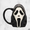 Scream - Ghost Face Sculpted Ceramic Coffee Mug -Mortem Horror Shop ghostface coffee mug