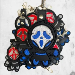 Ghostface Keychain 6 Ghostface Keychain -Mortem Horror Shop ghostface scream keychain
