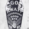 Go Away Coffin Beach Towel