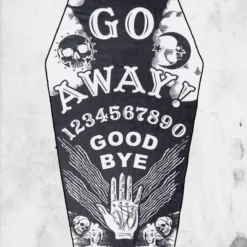 Go Away Coffin Beach Towel