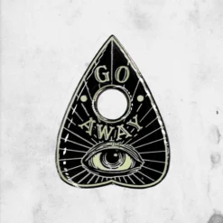 Go Away Glow Planchette (Enamel Pin)