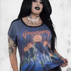 Goosebumps Pumpkin Crew Slouch Tee