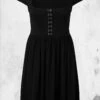 Punk-Tured Babydoll Dress 2 Punk-Tured Babydoll Dress -Mortem Horror Shop goth alternative killstar babydoll dress
