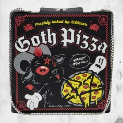 Goth Pizza Handbag -Mortem Horror Shop goth pizza box