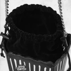 Goth Popcorn Handbag -Mortem Horror Shop goth popcorn killstar bag