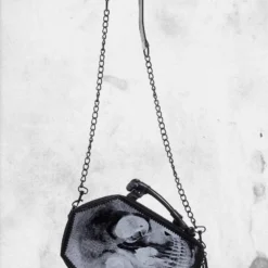 Anatomical Skull Coffin Purse -Mortem Horror Shop goth purse cool