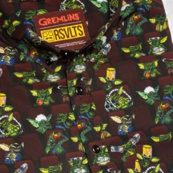 Gremlins "Mogwai Matinee" Button-Up 8 Gremlins "Mogwai Matinee" Button-Up -Mortem Horror Shop gremlins0 button up shirt halloween horror