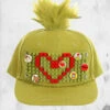 How The Grinch Stole Christmas - Bricky Blocks Build-On Snapback Hat Kit -Mortem Horror Shop grinch lego christmas hat