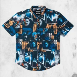 Halloween II "Mural Of A Madman" Button-Up