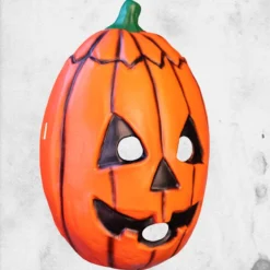 TRICK OR TREAT STUDIOS Halloween III - Pumpkin - Vacuform Plastic Mask -Mortem Horror Shop halloween 3 injection pumpkin mask