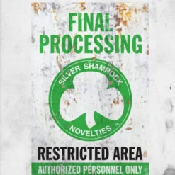 TRICK OR TREAT STUDIOS Halloween III - Silver Shamrock (Aluminum Sign)