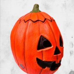 TRICK OR TREAT STUDIOS Halloween III - Pumpkin (Glow-In-The-Dark) Mask -Mortem Horror Shop halloween 3 trick or treat glow pumpkin mask