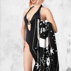 Haunt It Coffin Beach Towel 9 Haunt It Coffin Beach Towel -Mortem Horror Shop halloween beach towel