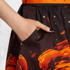 LOUNGEFLY Disney - Stitched Shoppe Haunted House Allison Dress -Mortem Horror Shop halloween disney dress loungefly