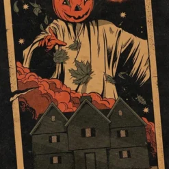 Halloween Is Eternal Tarot Card T-Shirt -Mortem Horror Shop halloween etnernal halloween shirt company shirt