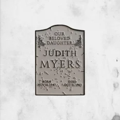 TRICK OR TREAT STUDIOS Halloween 1978 - Judith Myers Tombstone (Enamel Pin)