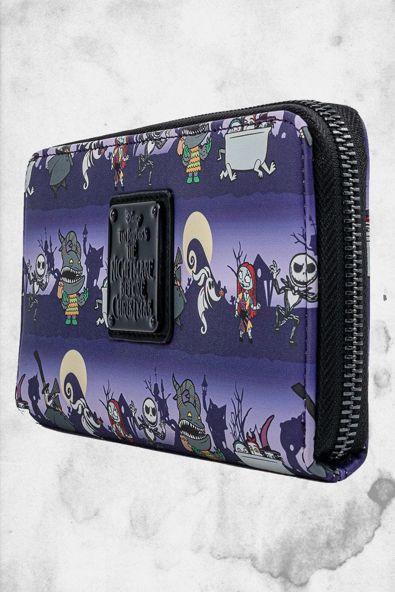 LOUNGEFLY Nightmare Before Christmas - Halloween Line Zip-Around Wallet 4 LOUNGEFLY Nightmare Before Christmas - Halloween Line Zip-Around Wallet - Image 2